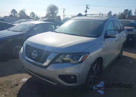 2017 Nissan Pathfinder Platinum из США, поврежденный, VIN 5N1DR2MNXHC697045